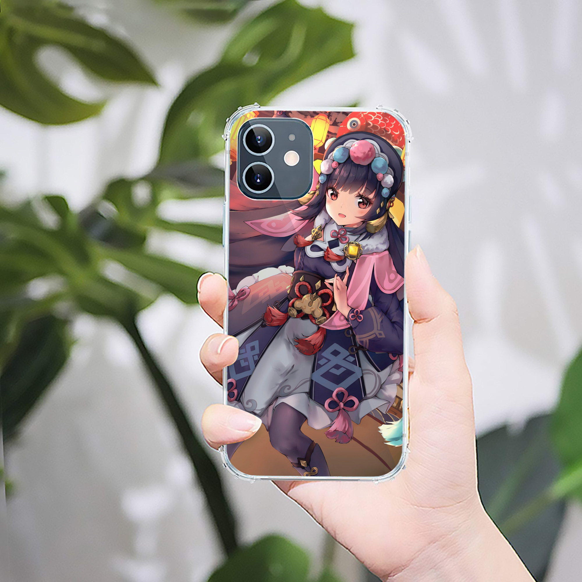 げんし神 genshin 【iPhone 12シリーズ対応】透明スマホケース（クリアソフトケース）